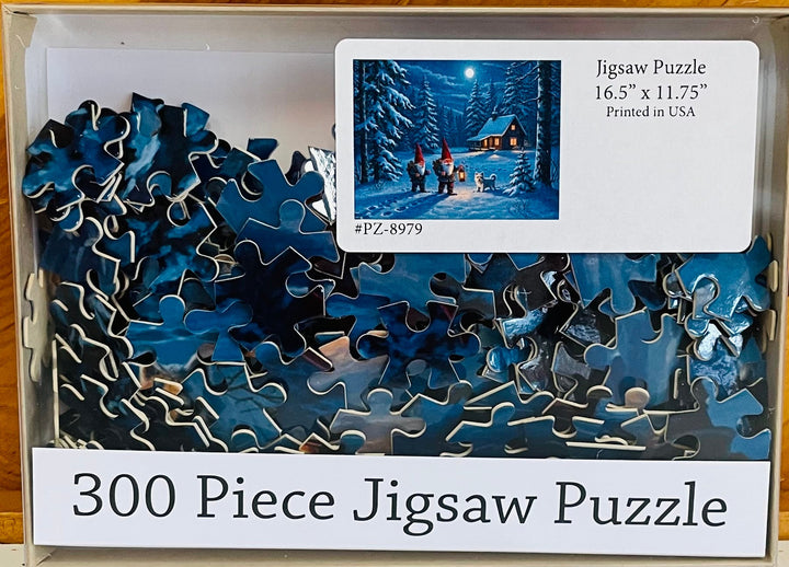 Puzzle - Two Gnomes with Westie