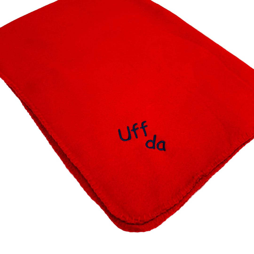Fleece Baby Blanket - Uff da