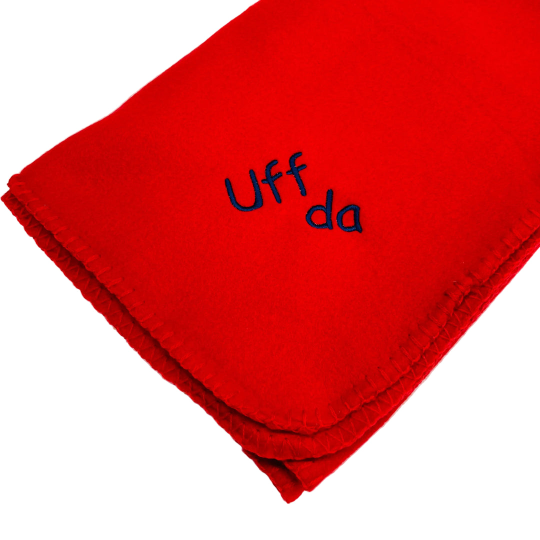 Fleece Baby Blanket - Uff da