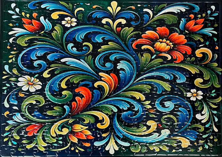 Puzzle - Rosemaling