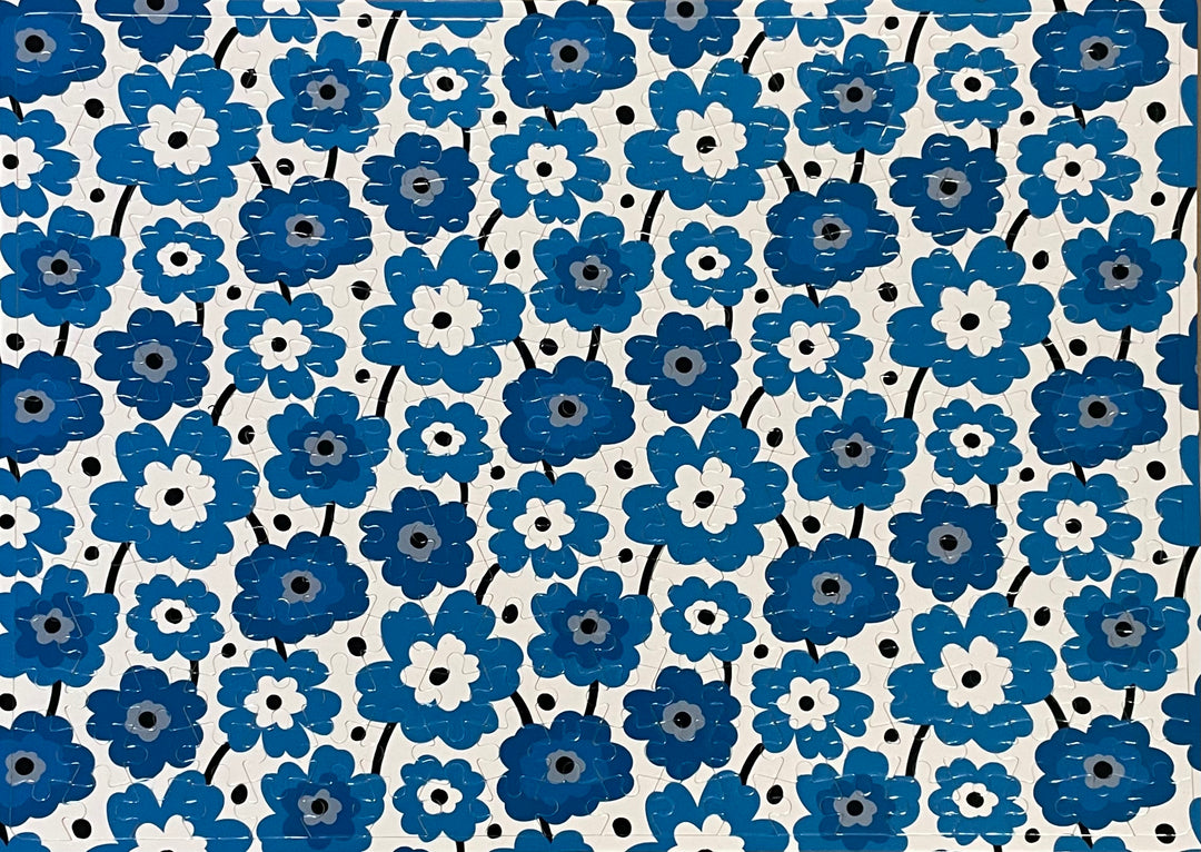 Puzzle - Blue Flowers