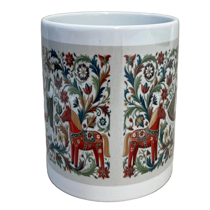 Dancers & Dala Horse coffee mug