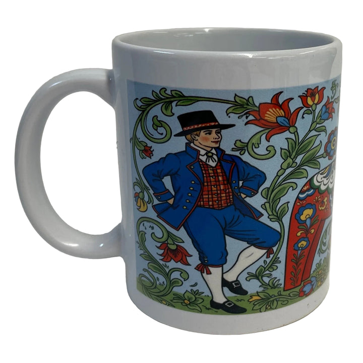 Dancers & Dala Horse coffee mug
