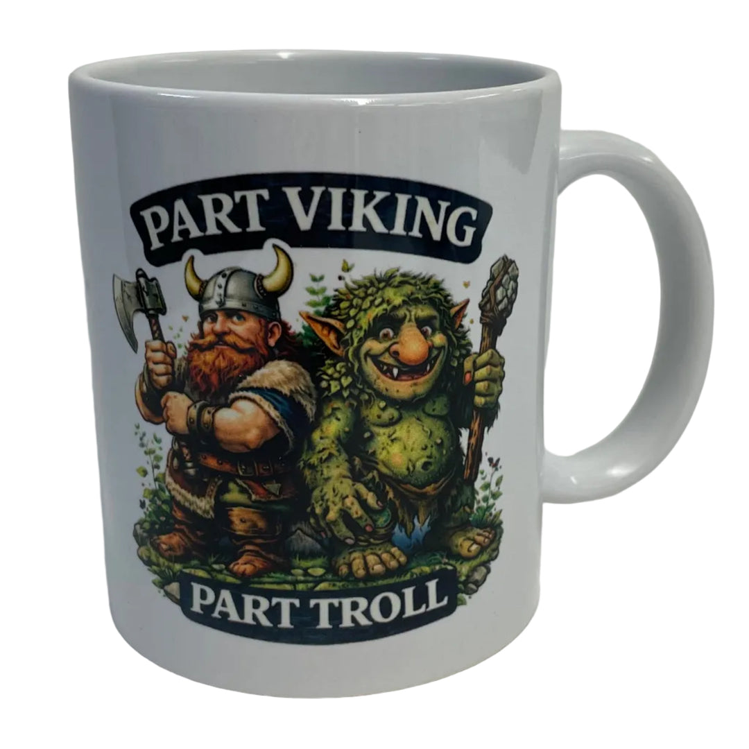 Part Viking Part Troll coffee mug