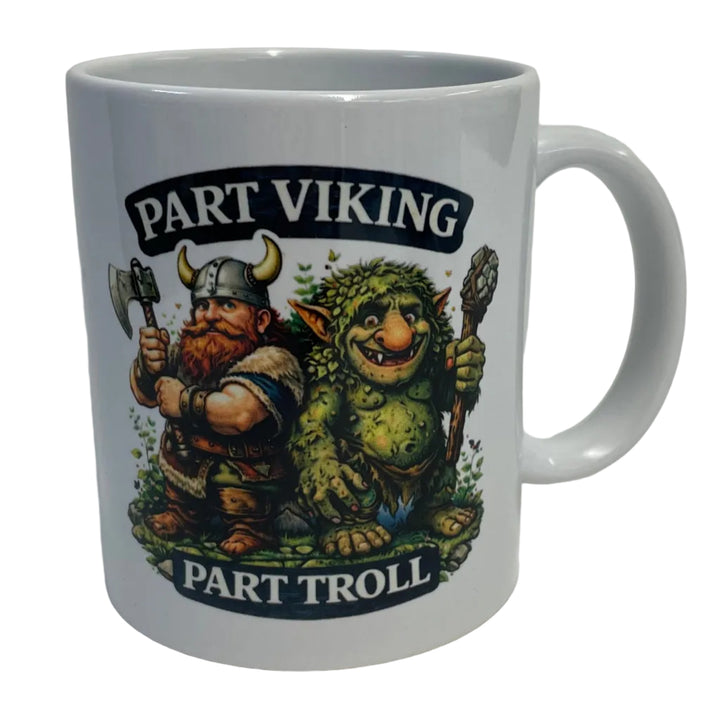 Part Viking Part Troll coffee mug