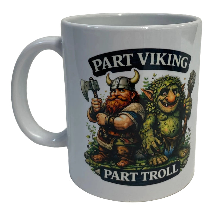 Part Viking Part Troll coffee mug