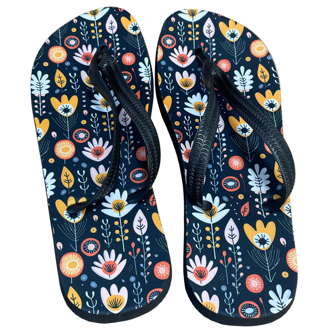 Flip Flop Sandals - Fun Flowers