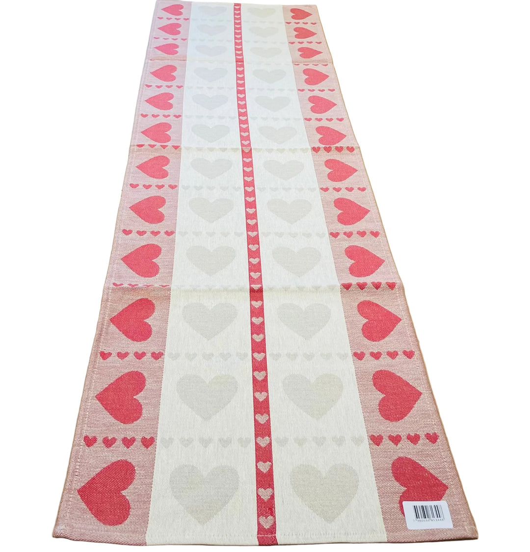 Woven Heart Table Runner
