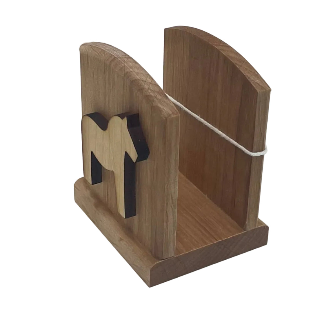Dala Horse Wooden Napkin Holder