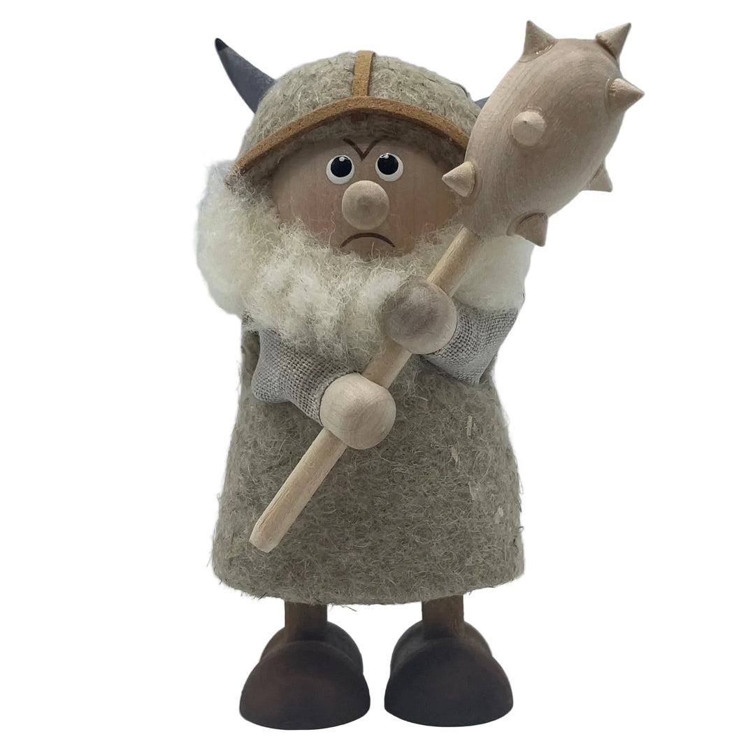 Wooden Viking with Mace