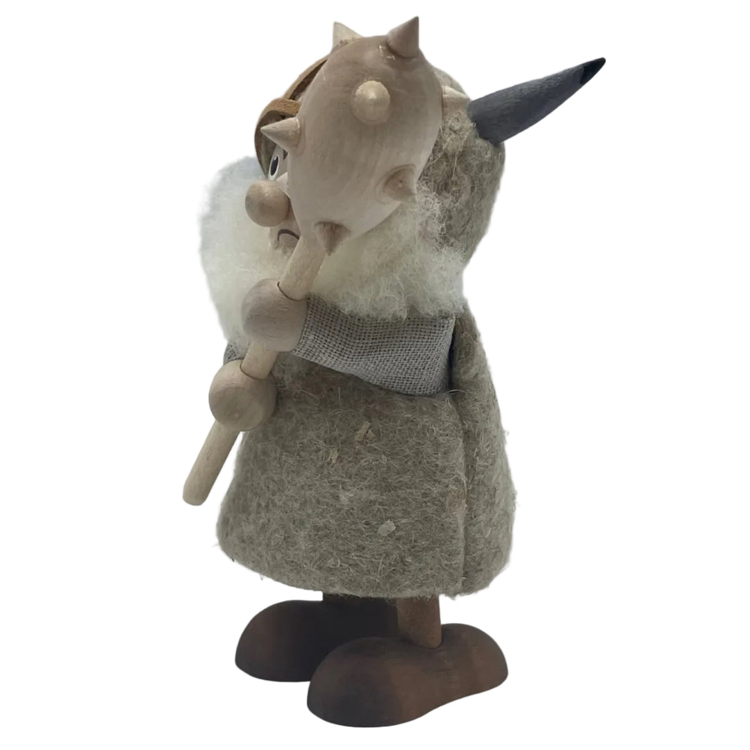 Wooden Viking with Mace