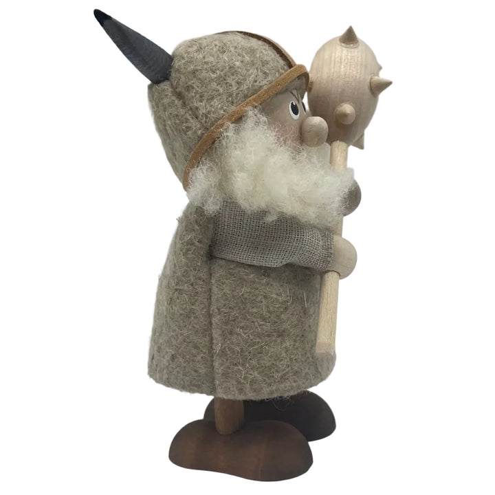 Wooden Viking with Mace