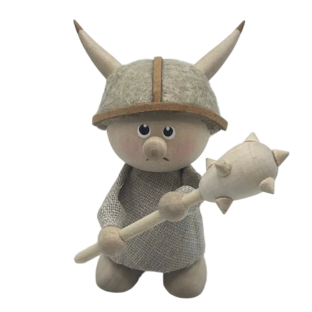 Wooden Viking with Mace