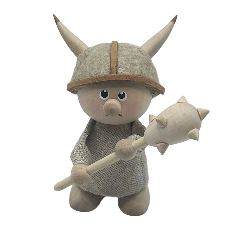 Wooden Viking with Mace