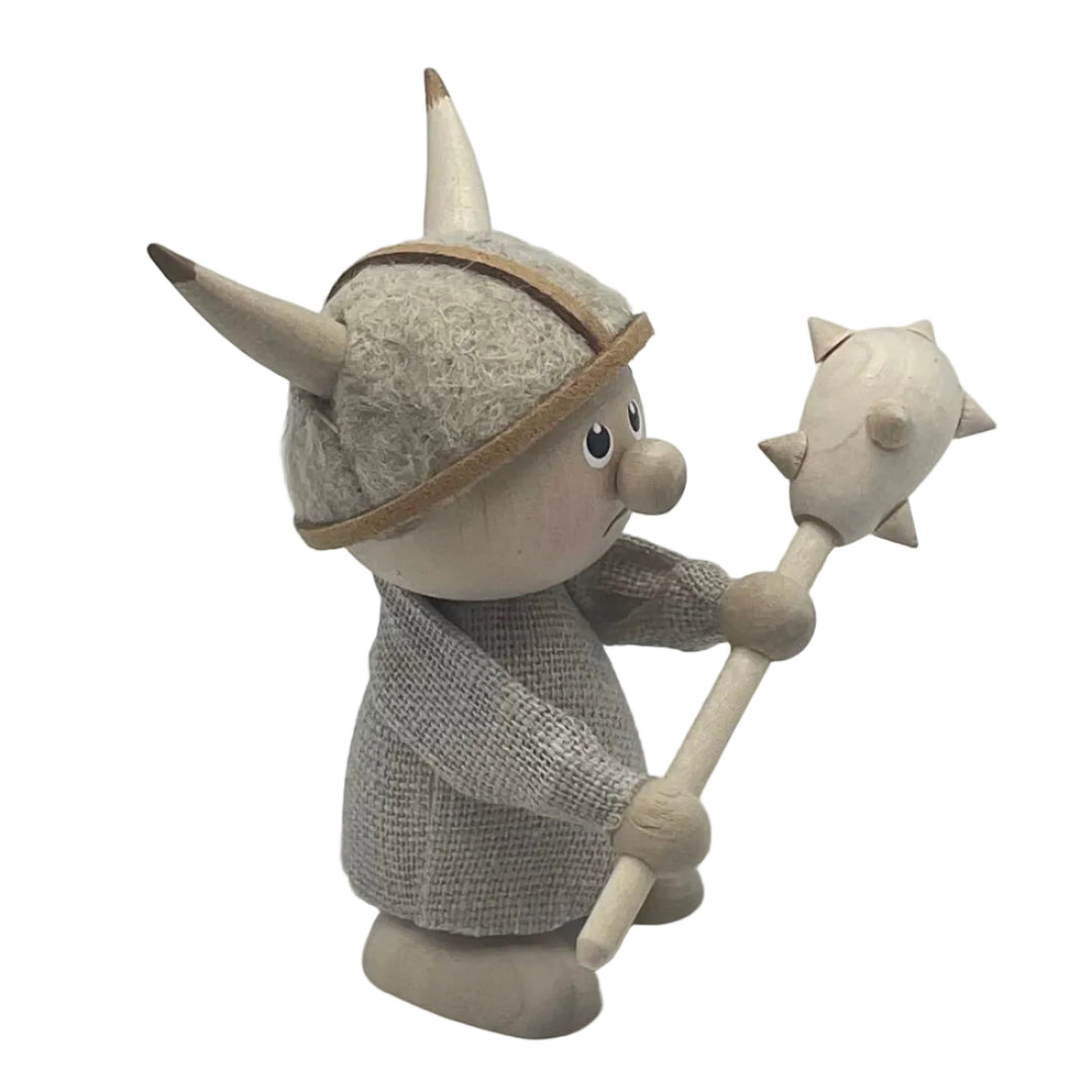 Wooden Viking with Mace