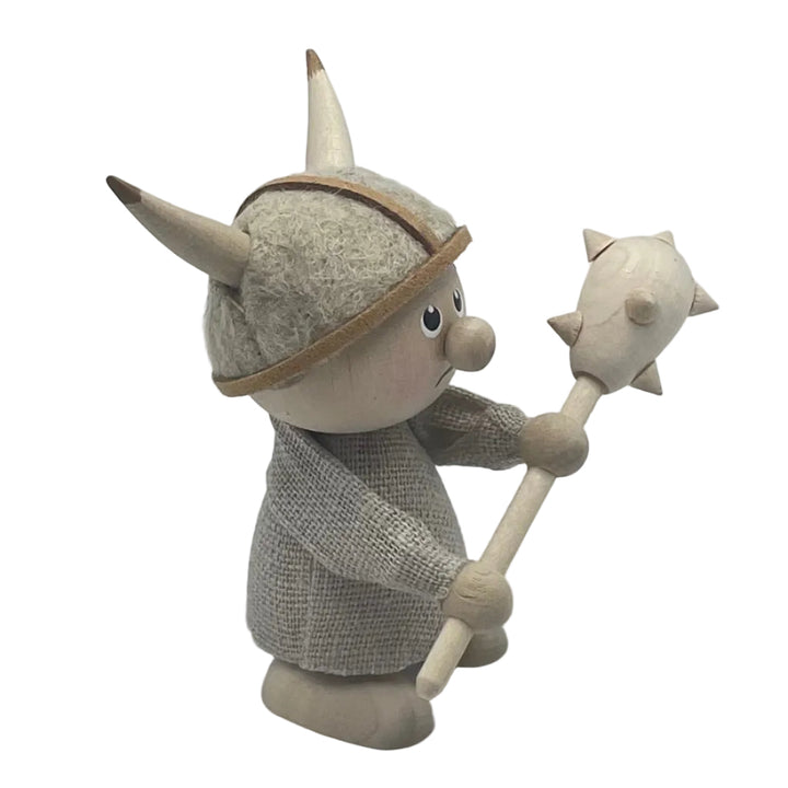 Wooden Viking with Mace