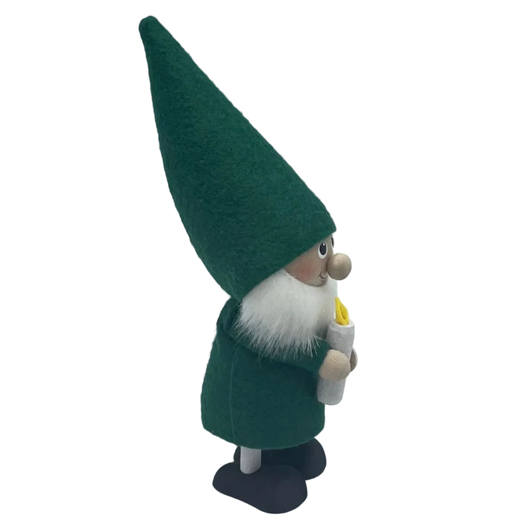 Hand made Tomte Gnome with candle