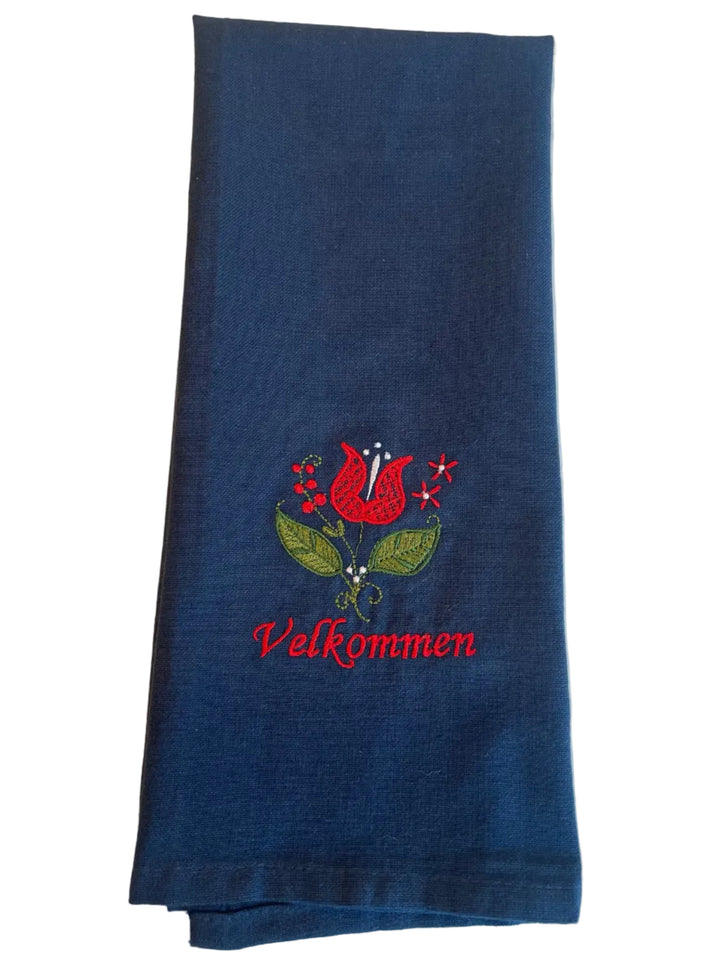 Dish Towel - Velkommen Flower