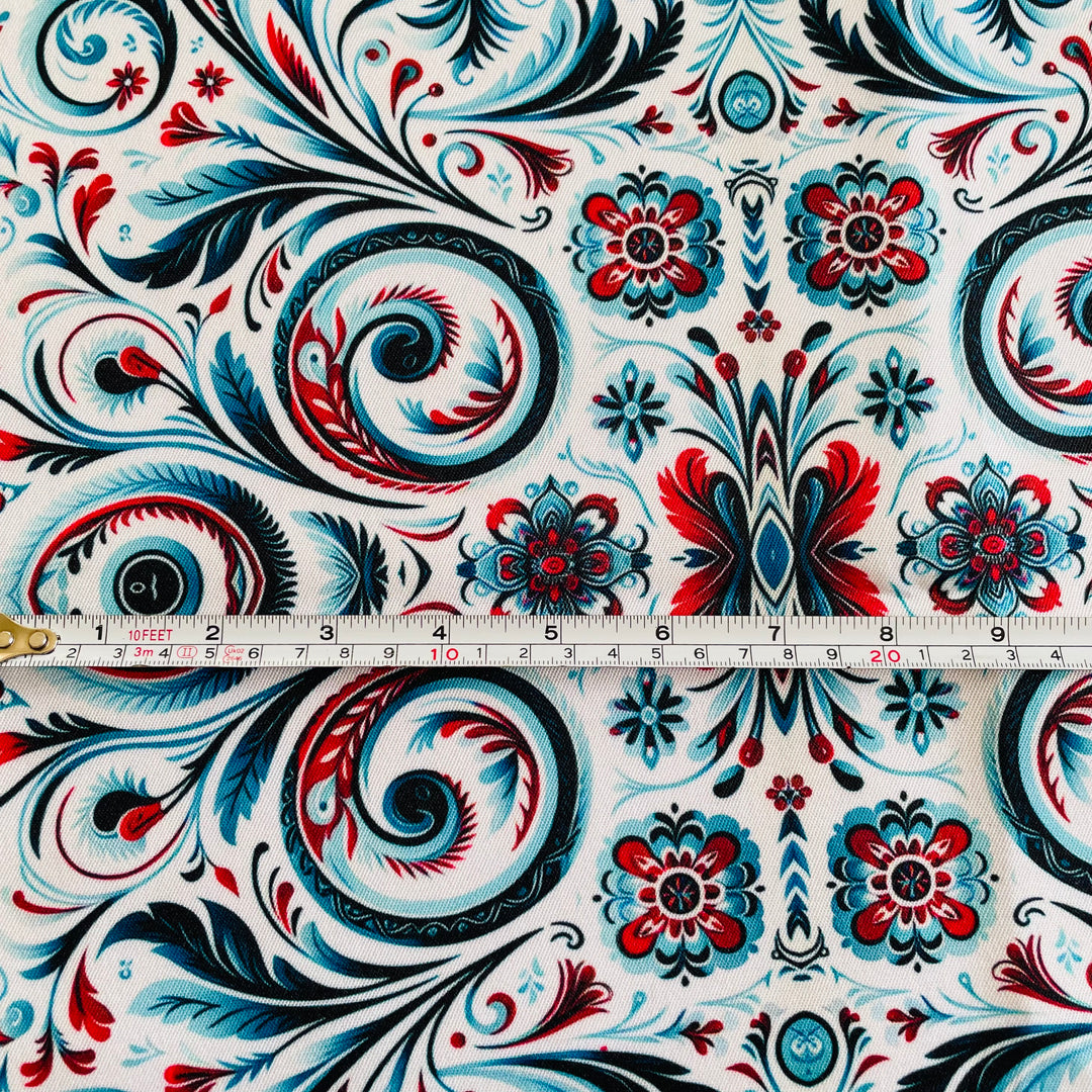 Fabric Rosemaling