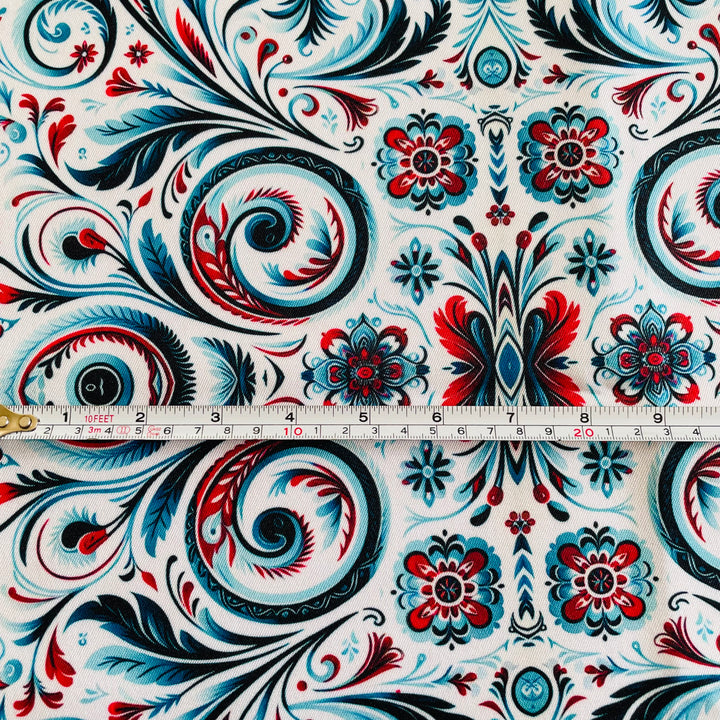 Fabric Rosemaling