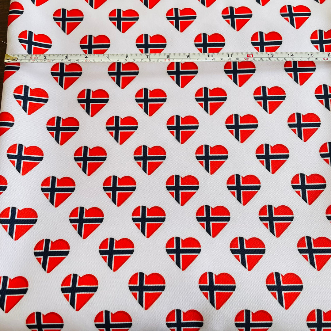 Fabric Norway Hearts