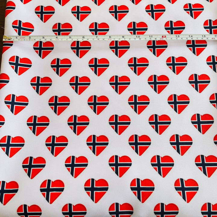 Fabric Norway Hearts