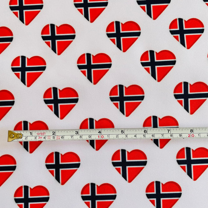 Fabric Norway Hearts