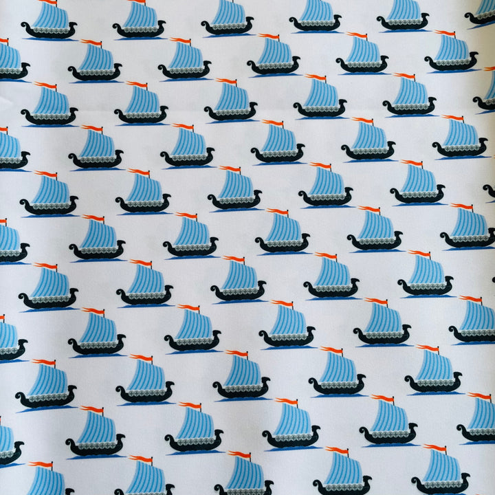 Fabric Viking Ships
