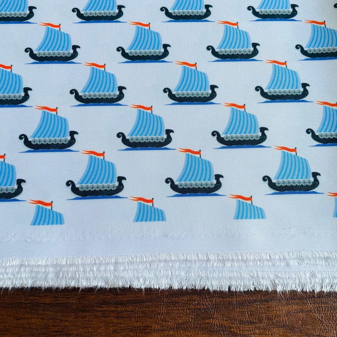 Fabric Viking Ships