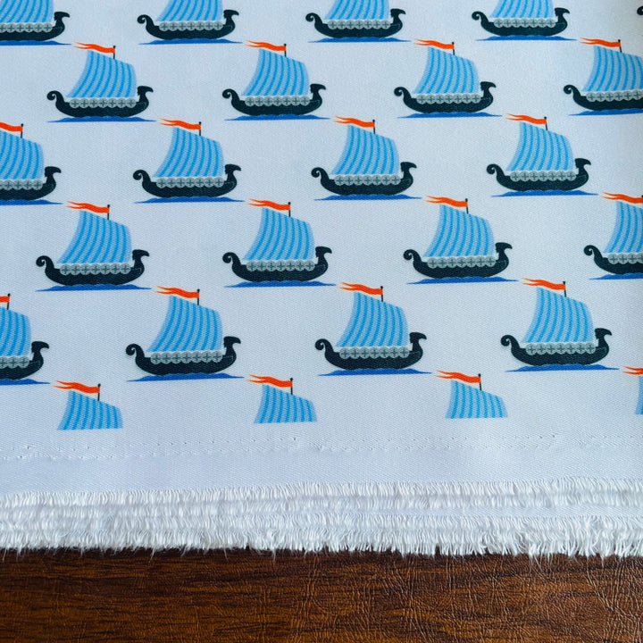 Fabric Viking Ships