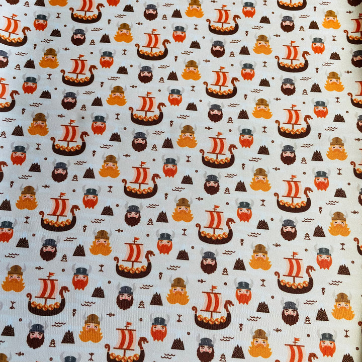 Fabric Vikings & Viking Ships