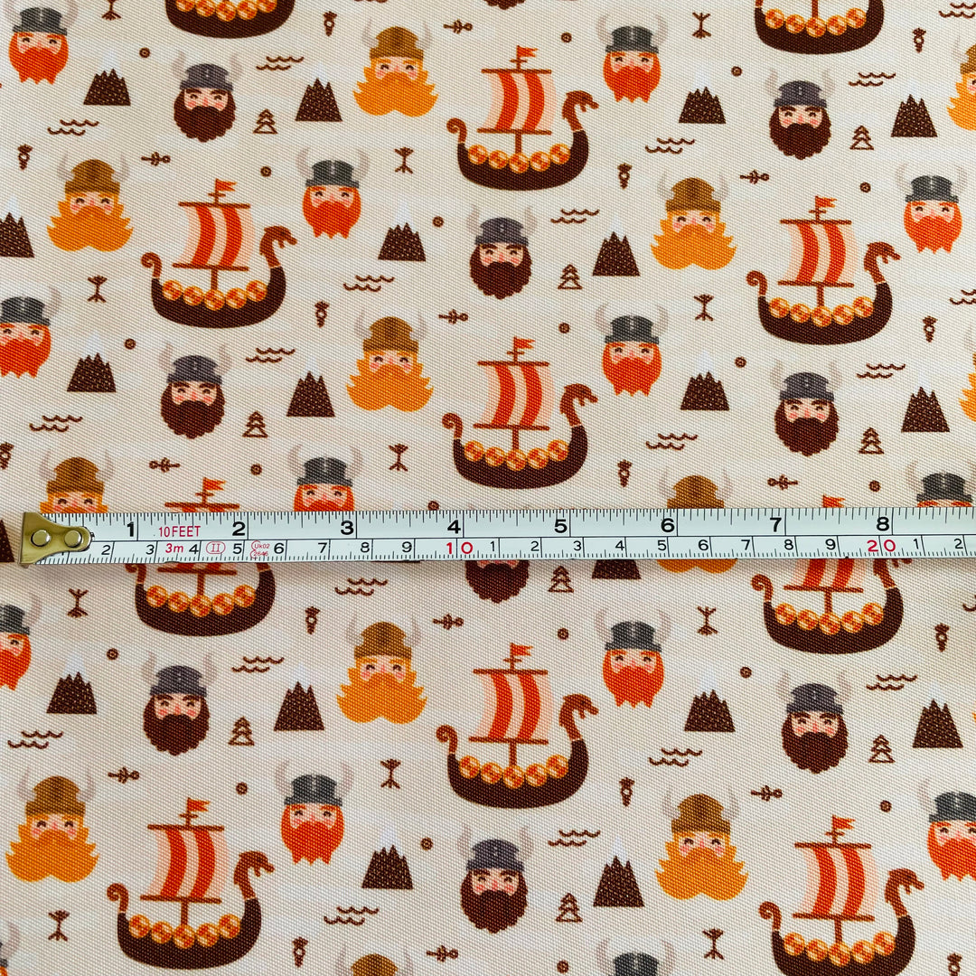 Fabric Vikings & Viking Ships