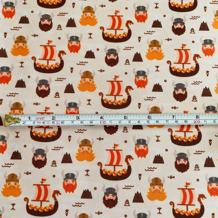 Fabric Vikings & Viking Ships