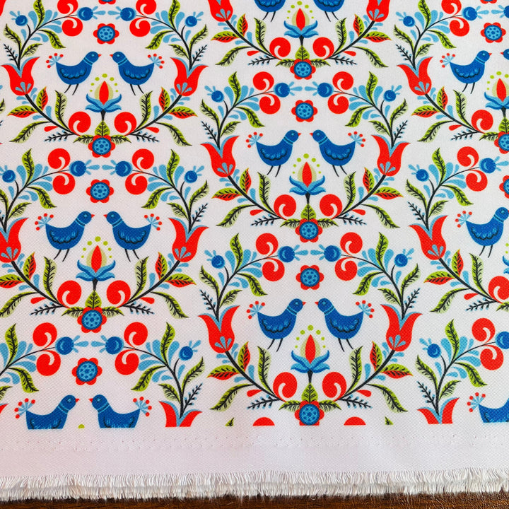 Fabric Folk Art Birds