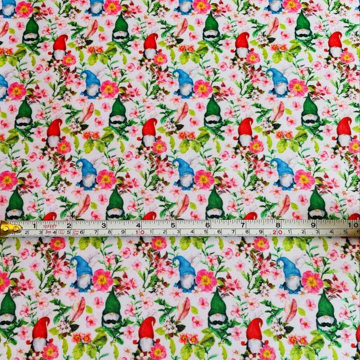 Fabric Gnomes with Spring flowers