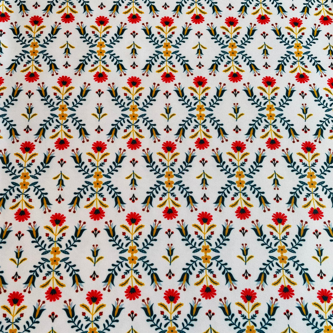 Fabric Folk Art Flowers