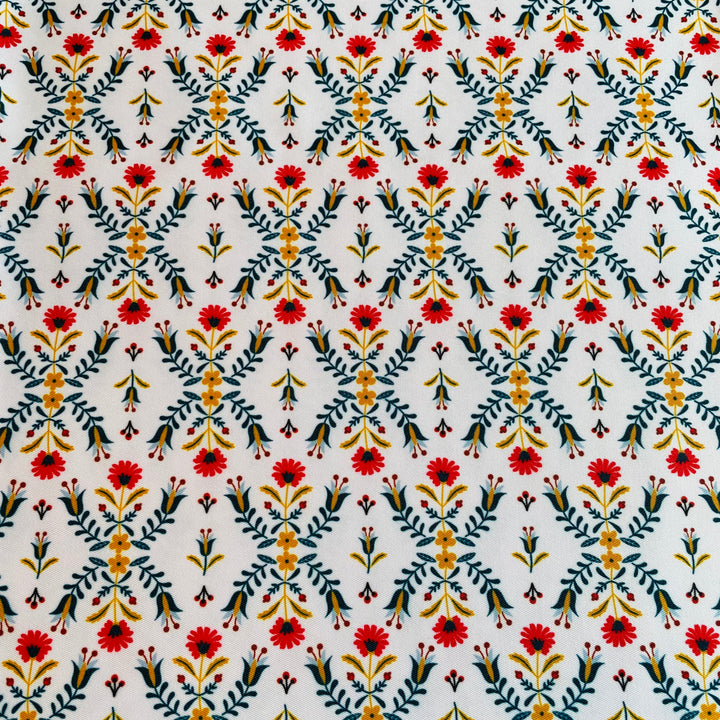 Fabric Folk Art Flowers
