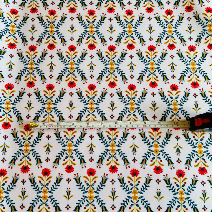 Fabric Folk Art Flowers