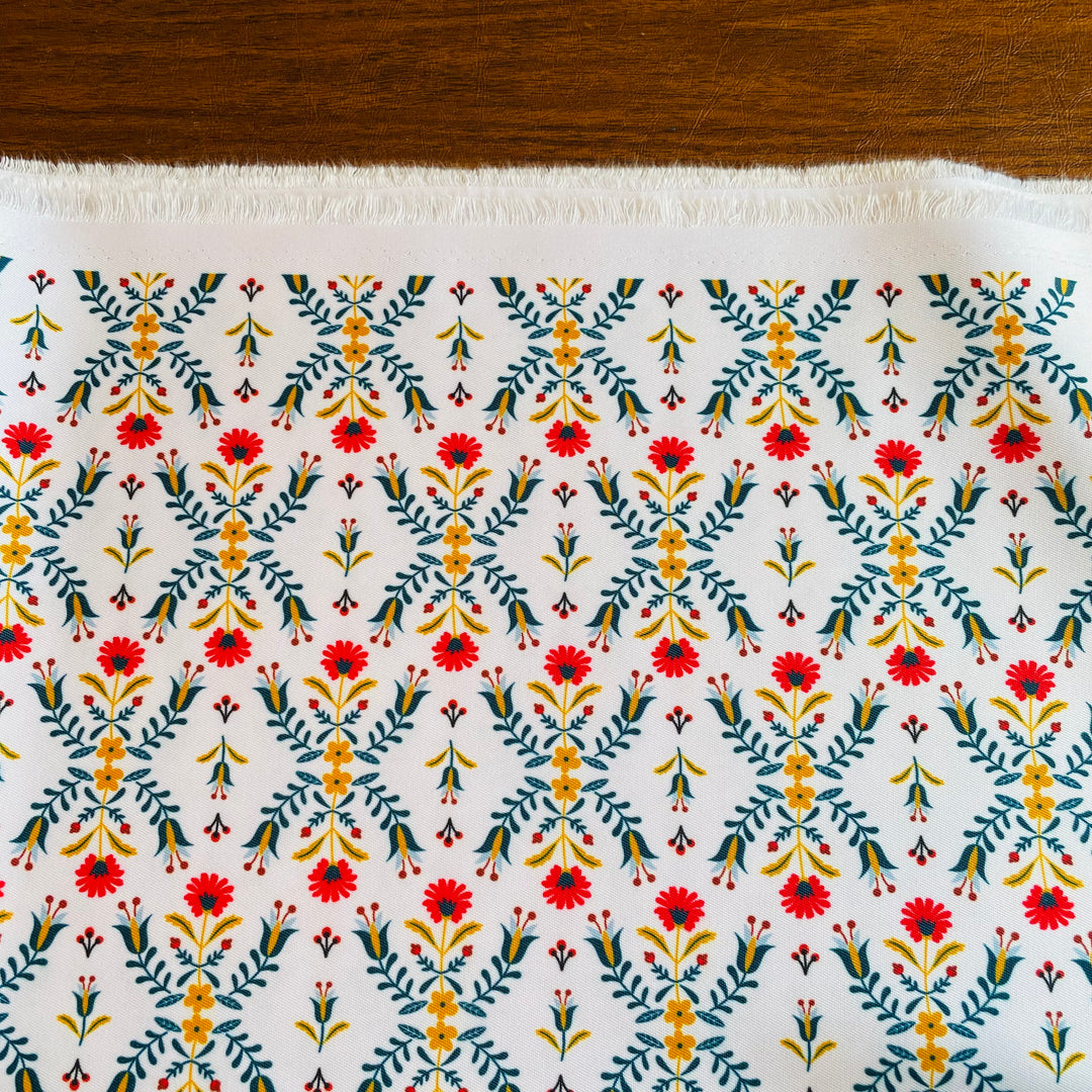 Fabric Folk Art Flowers