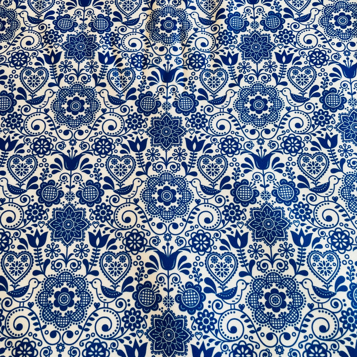 Fabric Folk Art with Birds