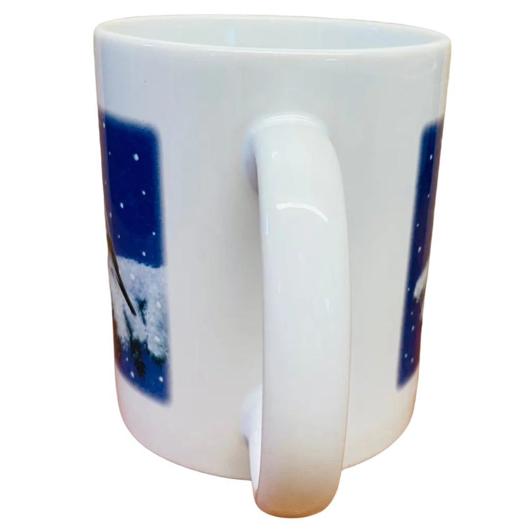 Eva Melhuish Bird on Snowy Branch Coffee Mug