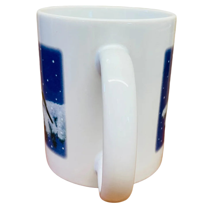 Eva Melhuish Bird on Snowy Branch Coffee Mug