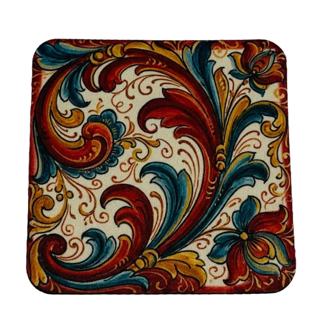 Rosemaling Coasters Box of 6