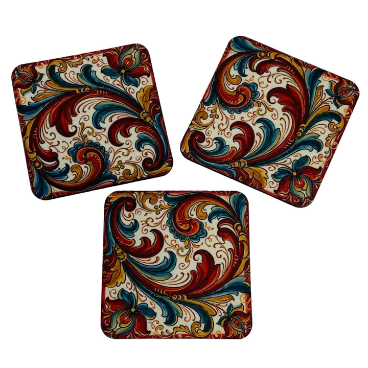 Rosemaling Coasters Box of 6