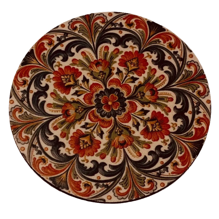 Folk Art Coasters Box of 6