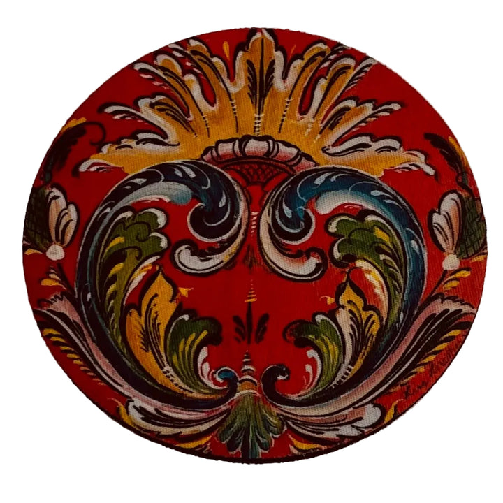 Lise Lorentzen Rosemaling Coasters Box of 6