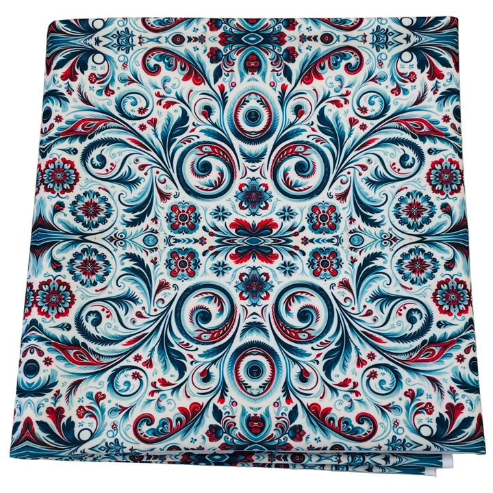 $5.00 SALE Fabric 36" Rosemaling