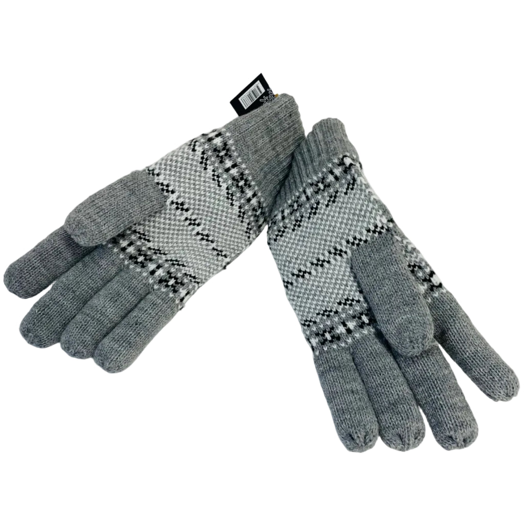 Knit gloves - Snowflake star