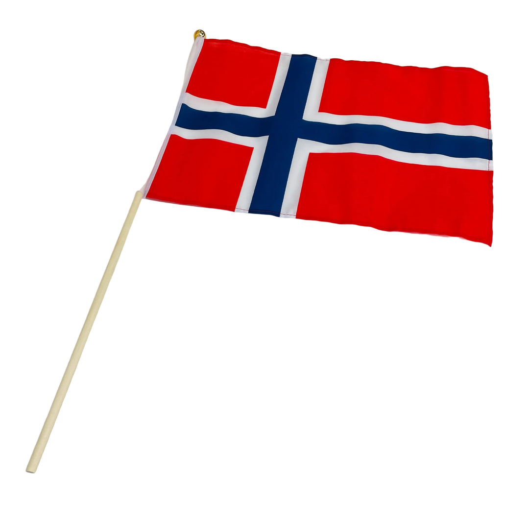 Norway hand flag