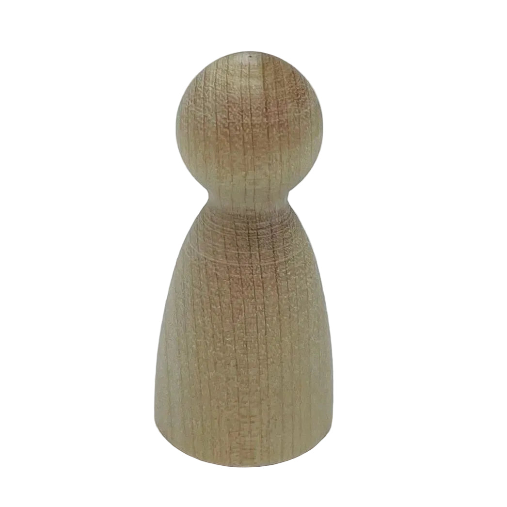 Unfinished Wood Doll or Gnome. Get Creative !